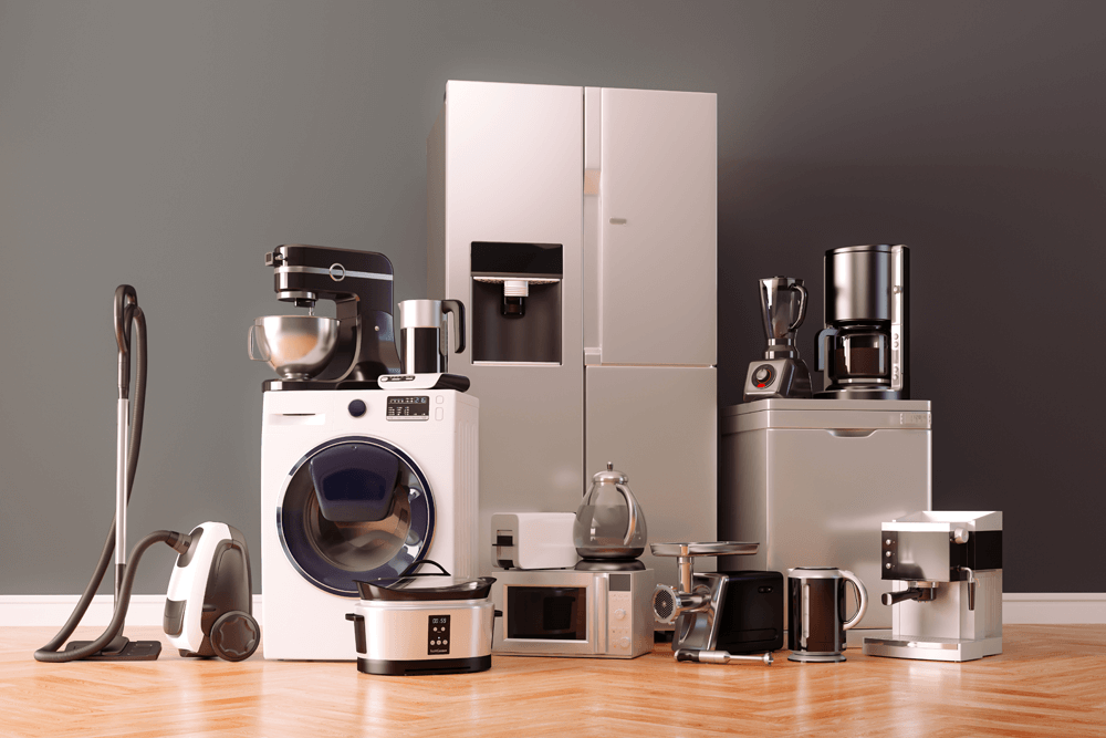 Household appliances are also often a victim of counterfeits.